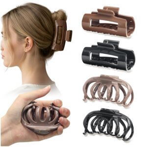 4 Pack Silicone Cloud Claw Clips, Soft & Flexible Cozy Claw Clips, Squishy Hairclips for Thin and Thick, Hair Accessories for Women & Girls(Style 1) 4 Pack Silicone Cloud Claw Clips, Soft & Flexible Cozy Claw Clips, Squishy Hairclips for Thin and Thick, Hair Accessories for Women & Girls(Style 1)