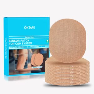 OK TAPE Adhesive Patches for MEDTRONIC Guardian and Other Sensor, Waterproof & Sweatproof CGM Patches, Long Last Sensor Patches 15 PCS, Beige OK TAPE Adhesive Patches for MEDTRONIC Guardian and Other Sensor, Waterproof & Sweatproof CGM Patches, Long Last Sensor Patches 15 PCS, Beige