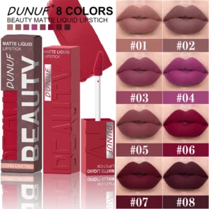 Matte Velvet Lipstick Lip Gloss Waterproof Smooth Long-Lasting Non-sticky Non-transfer Deep Red Nude Y2K Daily&Party Makeup Gift Matte Velvet Lipstick Lip Gloss Waterproof Smooth Long-Lasting Non-sticky Non-transfer Deep Red Nude Y2K Daily&Party Makeup Gift