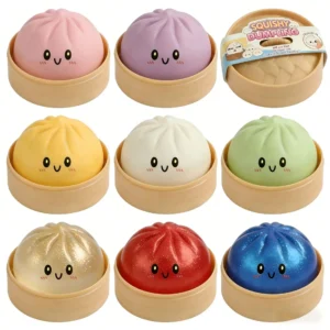 Giant Squishies Dumpling Bun Toy, Slow Rising Glitter Dumpling Stress Ball, Stress Relief Fidget Toy for Home Office Travel toys Giant Squishies Dumpling Bun Toy, Slow Rising Glitter Dumpling Stress Ball, Stress Relief Fidget Toy for Home Office Travel toys